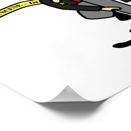 Poster Fille CSI Light (Coin)