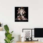 Poster Fille d'anniversaire (Bureau à domicile)