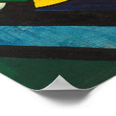 Poster Fille dans un rocher (Coin)