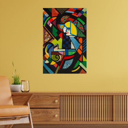 Poster Fille dans un rocher (Salon 2)