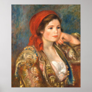 Poster Fille dans une veste espagnole, Renoir