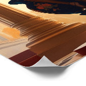 Poster Fille d'art  (Coin)