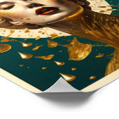 Poster Fille d'art moderne (Coin)