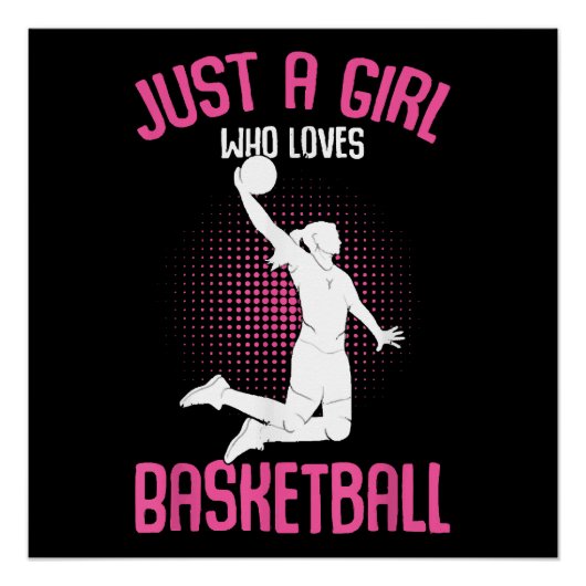 Poster Fille de basketball Femmes (Devant)