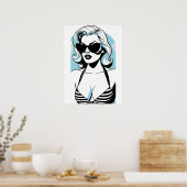 Poster Fille de Californie (Cuisine)