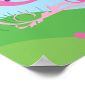 Poster Fille de Cross Country - CC (Coin)