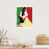 Poster fille de culture (Cuisine)