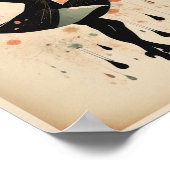 Poster fille de danse vintage (Coin)