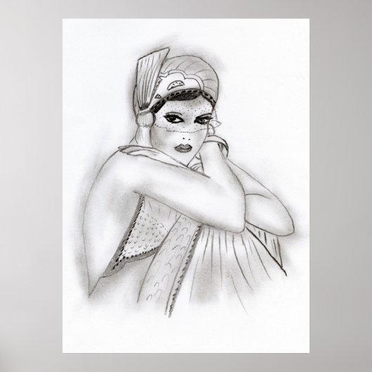 Poster Fille de Flapper (Devant)