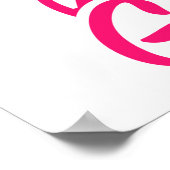 Poster Fille de football (Coin)