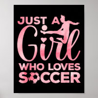 Fille de football Art pour filles enfants tout-pet