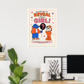 Poster fille de genre (Bureau à domicile)