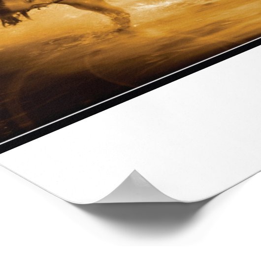 Poster fille de kiteboard (Coin)