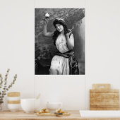 Poster Fille de la fête, 1902 (Cuisine)