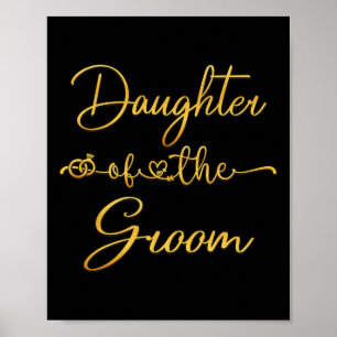 Poster Fille De La Groom Mariage Idée De Fête Pour Elle