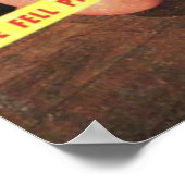 Poster Fille de la Marijuana (Coin)