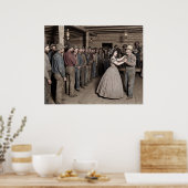 Poster Fille de la vielle à roue (Cuisine)