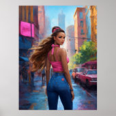 Poster Fille de la ville (Devant)