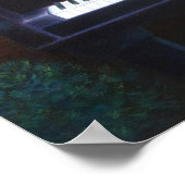 Poster Fille de l'affiche au piano (Coin)