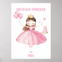 Fille de l'affiche du 1er anniversaire de Petite P