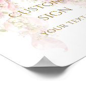 Poster Fille de l'arc floral Bloom Baptême (Coin)