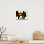 Poster fille de l'école (Cuisine)