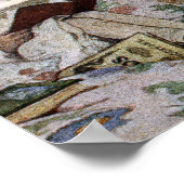 Poster Fille de lecture vintage (Coin)