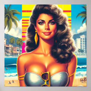 Poster Fille de l'été 80