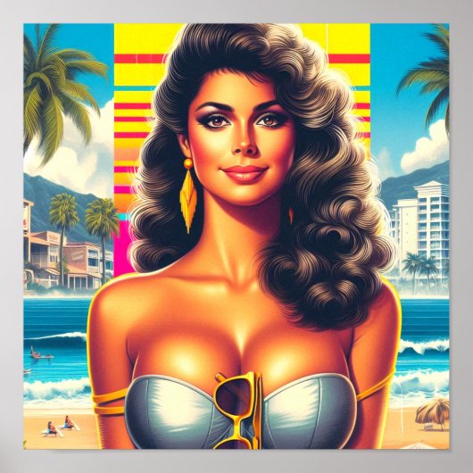 Poster Fille de l'été 80 (Devant)