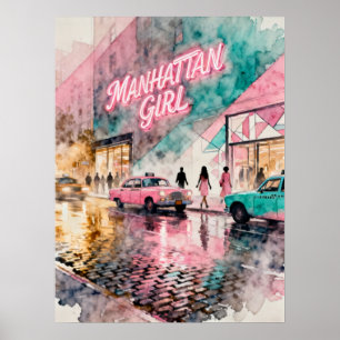 Poster Fille de Manhattan