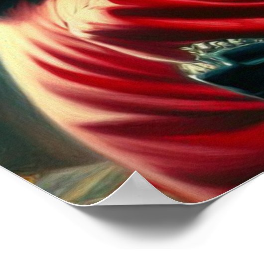 Poster Fille de Noël Vintage (Coin)