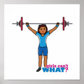 Poster Fille de poids élévateur (Devant)