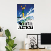 Poster Fille de surf en Afrique du Sud (Bureau à domicile)