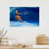 Poster Fille de surfer patriotique 2 (Cuisine)