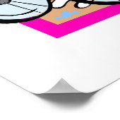 Poster Fille de tennis (Coin)