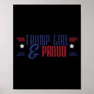 Poster Fille de Trump et femmes fières pour Trump 2024 Pr