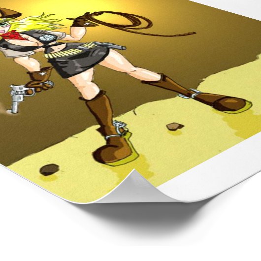 Poster Fille de vache (Coin)