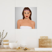 POSTER FILLE D'ÉTÉ (Cuisine)