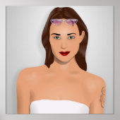 POSTER FILLE D'ÉTÉ (Devant)