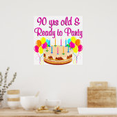 POSTER FILLE DU 90E PARTI (Cuisine)