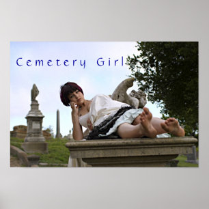 Poster Fille du cimetière