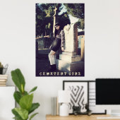 Poster Fille du cimetière (Bureau à domicile)
