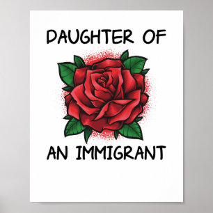 Poster fille d'un immigrant