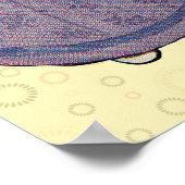 Poster Fille Elf Fairy Daffodil Antique Pâques (Coin)