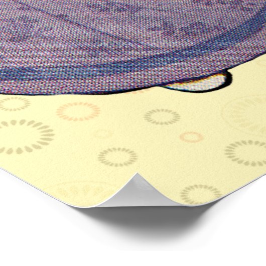 Poster Fille Elf Fairy Daffodil Antique Pâques (Coin)