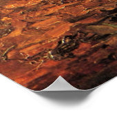 Poster Fille en blanc dans les bois par Vincent van Gogh (Coin)