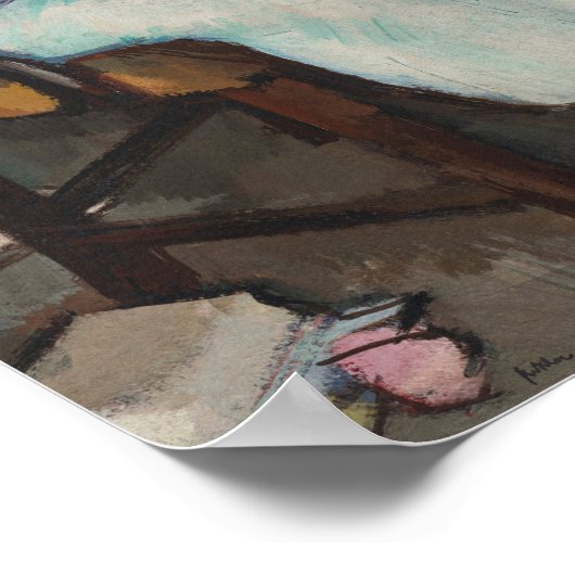 Poster Fille en blanc | Samuel John Peploe (Coin)