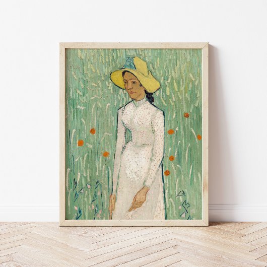 Poster Fille en blanc | Vincent van Gogh