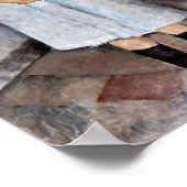 Poster Fille en bleu, Modigliani (Coin)