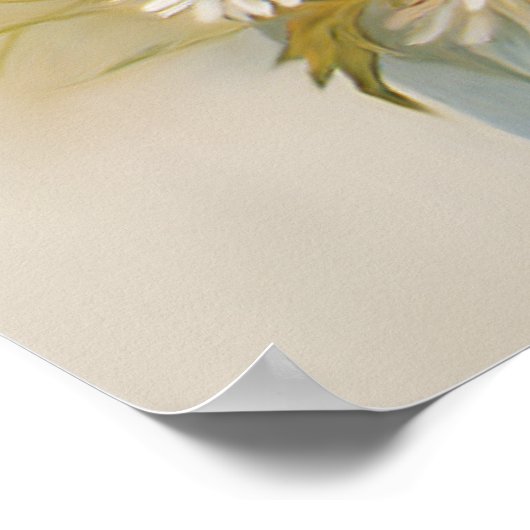 Poster Fille en Bonnet Vert (Coin)